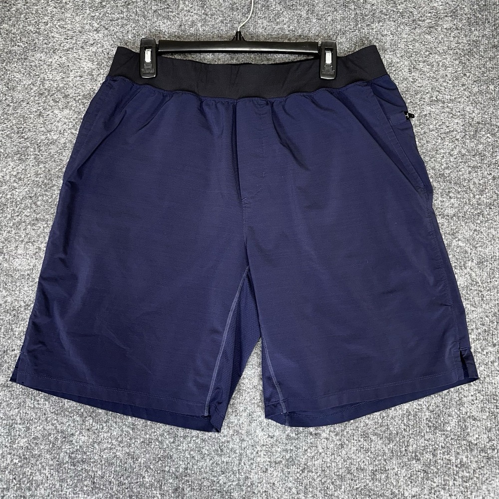 Fabletics The Franchise‎ Shorts Mens XL 33x9 Blue Gym Training Casual Workout